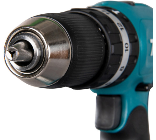 Дрель-шуруповерт аккумуляторная ударная Makita LXT DHP453RFE, в кейсе