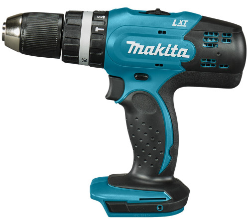 Дрель-шуруповерт аккумуляторная ударная Makita LXT DHP453RFE, в кейсе