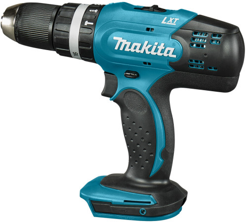 Дрель-шуруповерт аккумуляторная ударная Makita LXT DHP453RFE, в кейсе