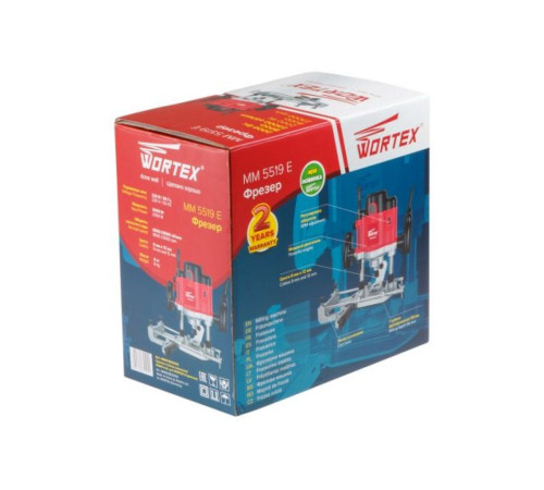 Фрезер вертикальный Wortex MM5519E, в коробке, с аксессуарами