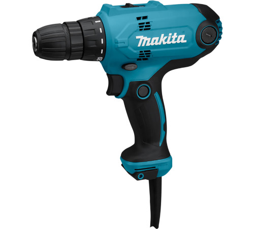 Набор электроинструмента Makita DK0121 (дрель-шуруповёрт DF0300 + УШМ GA5030), в коробке