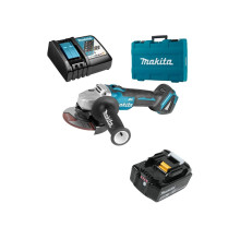 Аккумуляторная углошлифмашина Makita LXT DGA504RT в кейсе