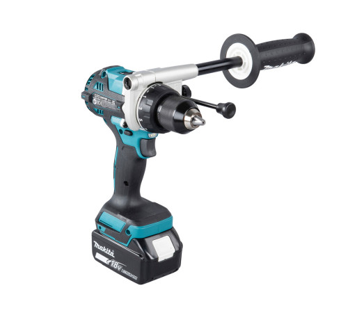 Дрель-шуруповерт аккумуляторная ударная Makita LXT DHP486RTJ, MAKPAC
