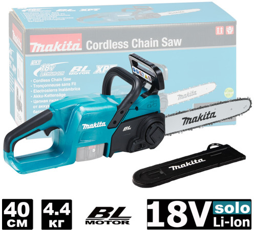 Пила цепная аккумуляторная Makita LXT DUC407Z, без аккумулятора и зарядного устройства