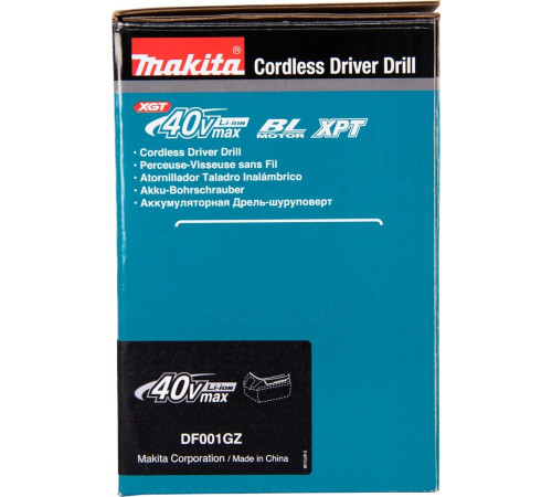 Дрель-шуруповерт аккумуляторная Makita XGT DF001GZ