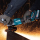 Аккумуляторная угловая шлифмашина Makita XGT GA012GM201