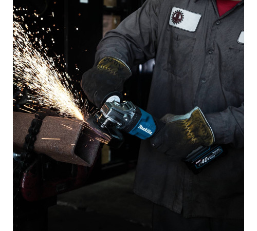 Аккумуляторная угловая шлифмашина Makita XGT GA012GM201