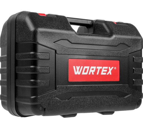 Пила циркулярная аккумуляторная Wortex 1329533, в кейсе, с аккумулятором и зарядным устройством