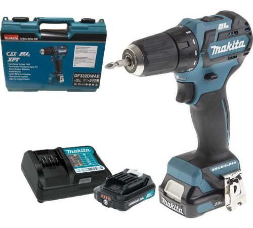 Дрель-шуруповерт аккумуляторная Makita CXT DF332DWAE