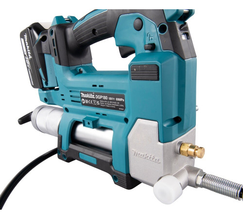 Шприц для смазки аккумуляторный Makita LXT DGP180Z, давление до 690 бар, без аккумулятора и зарядного устройства