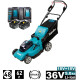 Газонокосилка аккумуляторная Makita DLM480CT2