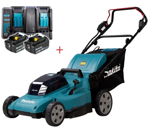 Газонокосилка аккумуляторная Makita DLM480CT2