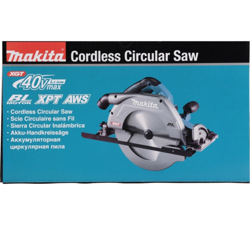 Пила циркулярная аккумуляторная Makita XGT HS011GZ, без аккумулятора и зарядного устройства