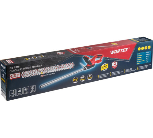 Кусторез аккумуляторный Wortex DB 5218 в коробке