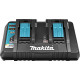 Зарядное устройство Makita LXT DC18RD (630876-7), для 2 аккумуляторов 14,4-18 В