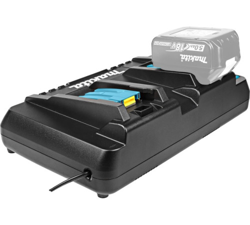 Зарядное устройство Makita LXT DC18RD (630876-7), для 2 аккумуляторов 14,4-18 В