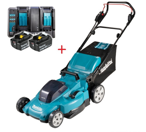 Газонокосилка аккумуляторная Makita DLM538CT2