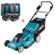 Газонокосилка аккумуляторная Makita DLM538CT2