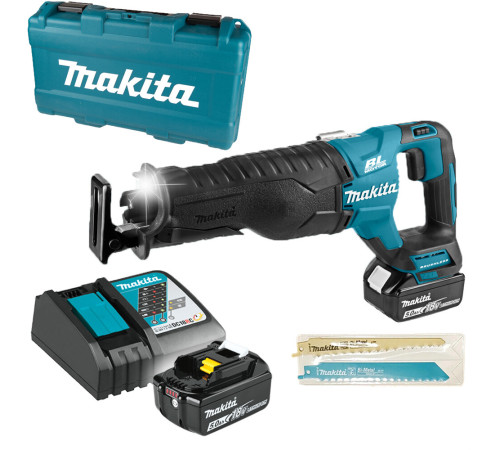 Пила сабельная аккумуляторная Makita LXT DJR187RTE