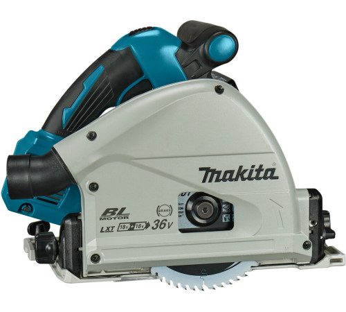 Пила циркулярная погружная аккумуляторная Makita LXT DSP601ZU, с аккумулятором и зарядным устройством