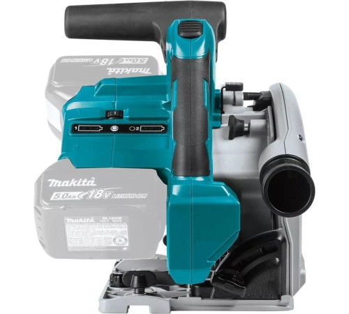 Пила циркулярная погружная аккумуляторная Makita LXT DSP601ZU, с аккумулятором и зарядным устройством