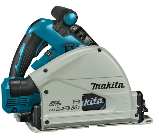 Пила циркулярная погружная аккумуляторная Makita LXT DSP601ZU, с аккумулятором и зарядным устройством