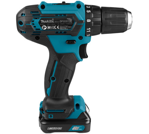 Аккумуляторная дрель-шуруповерт Makita CXT DF333DWYE в кейсе