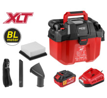 Аккумуляторный пылесос Wortex CVC 1815 в коробке, XLT SET, бесщёточный, 18 В, 9-15 кПа, 10 л, строительный