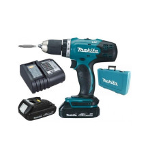 Аккумуляторная дрель-шуруповерт Makita LXT DDF453SYE в кейсе