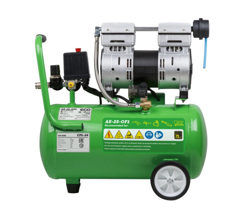 Компрессор поршневой безмасляный ECO AE-25-OF1
