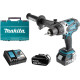 Дрель-шуруповерт аккумуляторная ударная Makita LXT DHP458RFE, в кейсе
