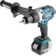 Дрель-шуруповерт аккумуляторная ударная Makita LXT DHP458RFE, в кейсе