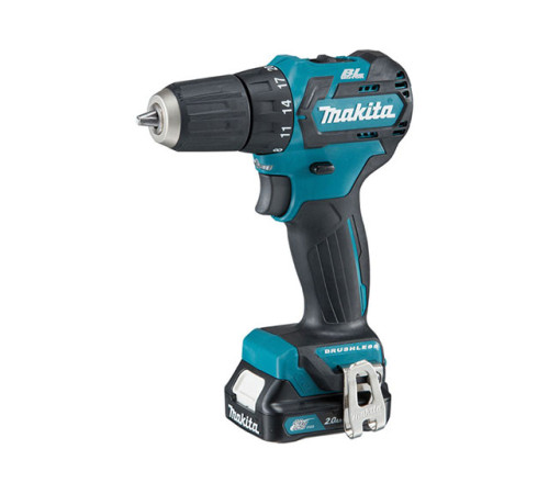 Дрель-шуруповерт аккумуляторная ударная Makita CXT HP332DWAE, в кейсе с 2 аккумуляторами