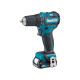 Дрель-шуруповерт аккумуляторная ударная Makita CXT HP332DWAE, в кейсе с 2 аккумуляторами