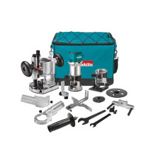 Фрезер кромочный Makita RT0702CX2, в сумке, с аксессуарами