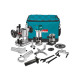 Фрезер кромочный Makita RT0702CX2, в сумке, с аксессуарами