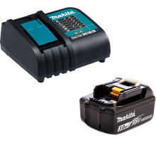 Комплект аккумулятор 18 В 3 Ач BL1830B и зарядное устройство DC18SD Makita LXT