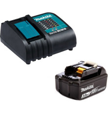 Комплект аккумулятор 18 В 3 Ач BL1830B и зарядное устройство DC18SD Makita LXT
