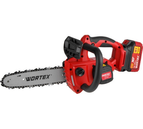 Пила цепная аккумуляторная Wortex 2325004, в кейсе, с аккумулятором и зарядным устройством