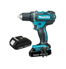 Аккумуляторная дрель-шуруповёрт Makita LXT DDF482SYE, в кейсе