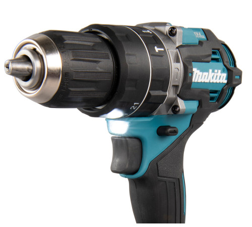 Дрель-шуруповерт аккумуляторная ударная Makita XGT HP002GD201, MAKPAC