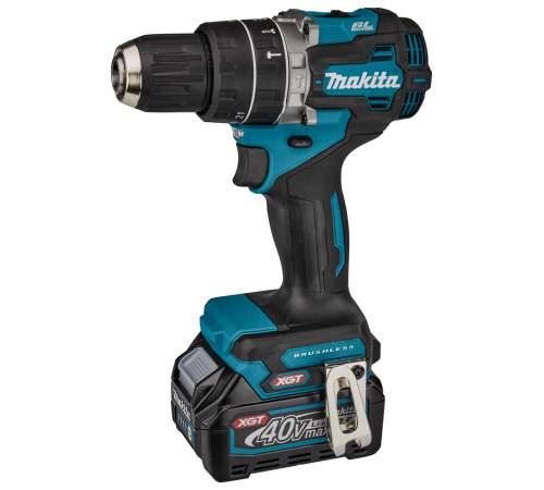 Дрель-шуруповерт аккумуляторная ударная Makita XGT HP002GD201, MAKPAC