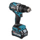 Дрель-шуруповерт аккумуляторная ударная Makita XGT HP002GD201, MAKPAC