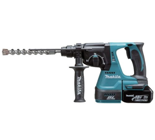Перфоратор аккумуляторный Makita LXT DHR242RFE (в кейсе, с аккумулятором и зарядным устройством)
