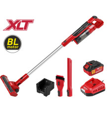 Аккумуляторный пылесос Wortex CVC 1825 в коробке, ALL1 XLT SET, бесщёточный, 18 В, строительный, вертикальный