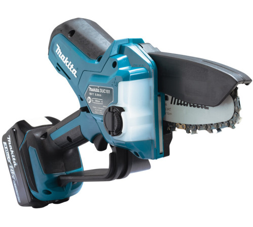 Пила цепная аккумуляторная Makita LXT DUC101SF, с аккумулятором и зарядным устройством