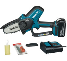 Пила цепная аккумуляторная Makita LXT DUC101SF, с аккумулятором и зарядным устройством