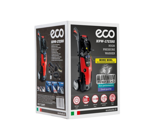 Мойка высокого давления ECO HPW-1723RS, 165 бар