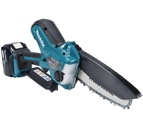 Пила цепная аккумуляторная Makita LXT DUC150SF, с аккумулятором и зарядным устройством