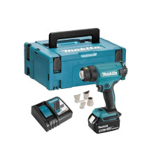 Термовоздуходувка аккумуляторная Makita DHG181RT1J в кейсе